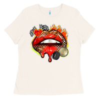 Bone race lips Ladies Tee - AdoDesignShop