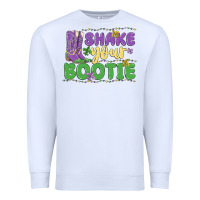 White shake your bootie Premium Sweatshirt - MaliasSmallBusiness