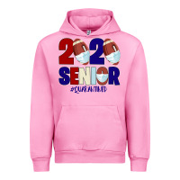 Fuchsia Pink Quarantined Senior 2020 American Football Urban Hoodie - Bettercallsaul