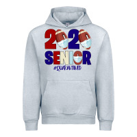 Heather Grey Quarantined Senior 2020 American Football Urban Hoodie - Bettercallsaul