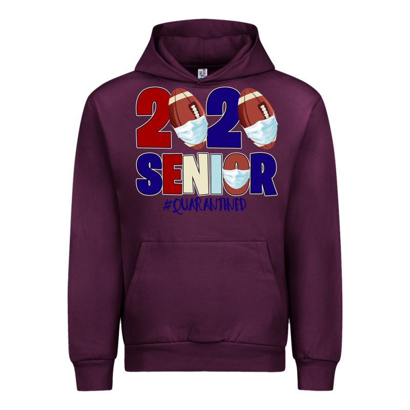 Quarantined Senior 2020 American Football Urban Hoodie by Bettercallsaul | Teevron