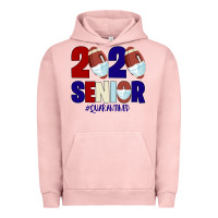 Pigment Salmon Quarantined Senior 2020 American Football Urban Hoodie - Bettercallsaul