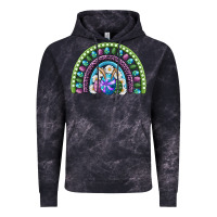 Cloud Black easter rainbow Vintage Hoodie - RanaPortraitStore