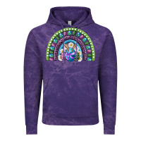 Cloud Purple easter rainbow Vintage Hoodie - RanaPortraitStore