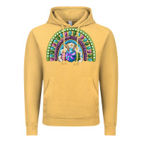 Vintage Mustard easter rainbow Vintage Hoodie - RanaPortraitStore