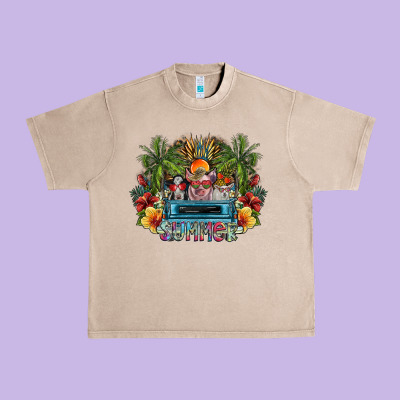 Summer Urban Heavy Tee Designed By Sublimationcraftshop