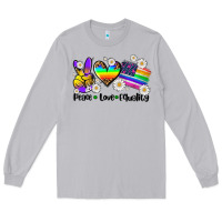Moon Dust peace love  equality Long Sleeve Tee - AdoDesignShop