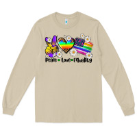Mushroom peace love  equality Long Sleeve Tee - AdoDesignShop