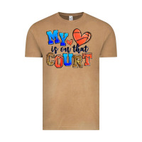 Vintage Camel my heart is on that court basketball Vintage Tee - Zillion Design Studio