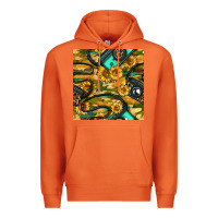 Carrot Leopard Digital Camera And Sunflowers With Camouflage Seamless Pattern Premium Hoodie - BundleAndBundleShop