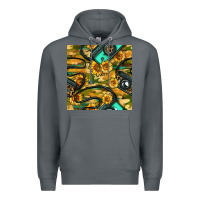 Rock Leopard Digital Camera And Sunflowers With Camouflage Seamless Pattern Premium Hoodie - BundleAndBundleShop