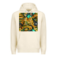 Tofu Leopard Digital Camera And Sunflowers With Camouflage Seamless Pattern Premium Hoodie - BundleAndBundleShop