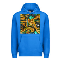 True Royal Leopard Digital Camera And Sunflowers With Camouflage Seamless Pattern Premium Hoodie - BundleAndBundleShop