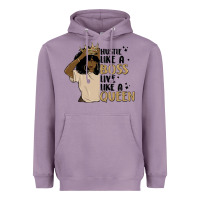 Lavender hustle like a boss live like a queen Heavyweight Hoodie - MaliasSmallBusiness