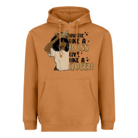 Meerkat hustle like a boss live like a queen Heavyweight Hoodie - MaliasSmallBusiness