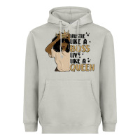Moon Dust hustle like a boss live like a queen Heavyweight Hoodie - MaliasSmallBusiness