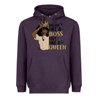 Plum hustle like a boss live like a queen Heavyweight Hoodie - MaliasSmallBusiness