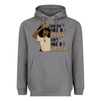 Storm hustle like a boss live like a queen Heavyweight Hoodie - MaliasSmallBusiness