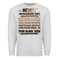 Dove Grey never apologize Premium Sweatshirt - MaliasSmallBusiness
