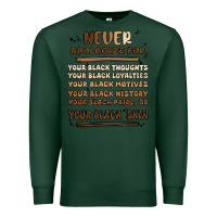 Sports Green never apologize Premium Sweatshirt - MaliasSmallBusiness