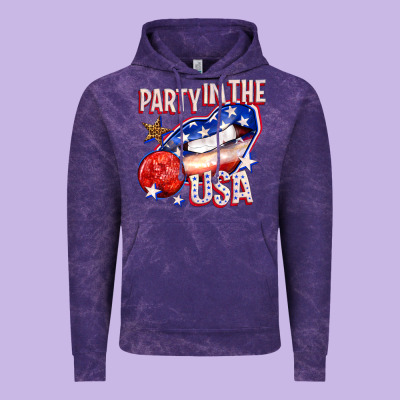 Vintage Hoodie party in the usa billie wilder