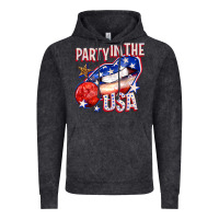 Vintage Black party in the usa billie wilder Vintage Hoodie - texasbilliewilder