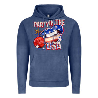 Vintage Denim party in the usa billie wilder Vintage Hoodie - texasbilliewilder