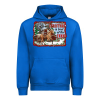 Cobalt christmas is best at the farm Urban Hoodie - RanaPortraitStore