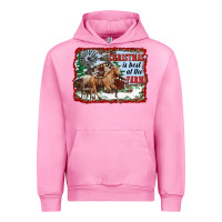 Fuchsia Pink christmas is best at the farm Urban Hoodie - RanaPortraitStore