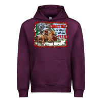 Mauve Wine christmas is best at the farm Urban Hoodie - RanaPortraitStore