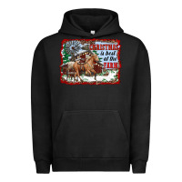 Pigment Black christmas is best at the farm Urban Hoodie - RanaPortraitStore