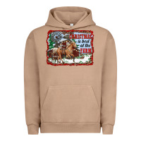 Pigment Burro christmas is best at the farm Urban Hoodie - RanaPortraitStore
