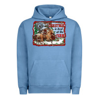 Pigment Pebble Blue christmas is best at the farm Urban Hoodie - RanaPortraitStore