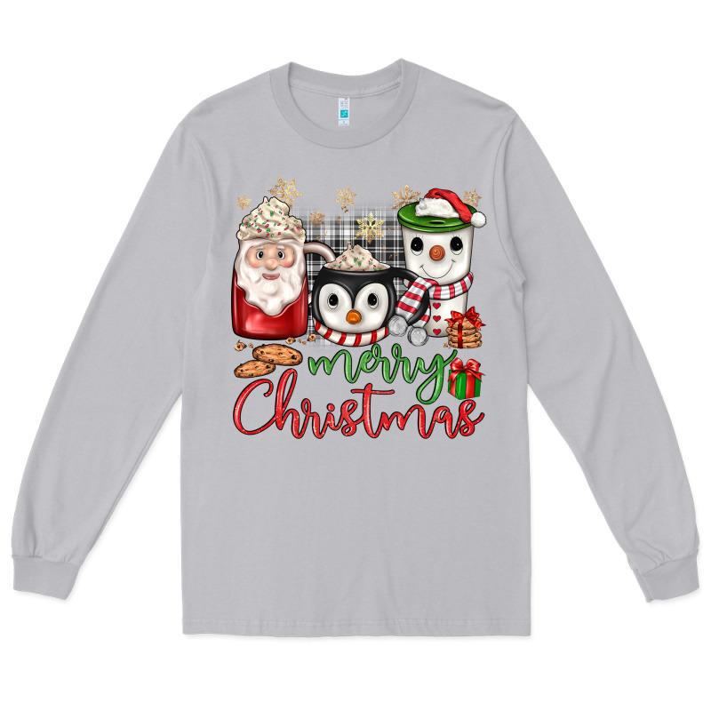 Merry Christmas Coffee Long Sleeve Tee by JahusDesignShop | Teevron