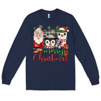 Navy merry Christmas coffee Long Sleeve Tee - JahusDesignShop