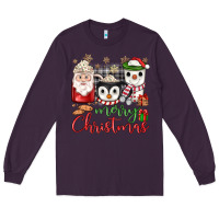 Plum merry Christmas coffee Long Sleeve Tee - JahusDesignShop