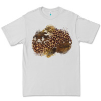 Dove Grey leopard cowhide glitter patches Premium Tee - Artiststas