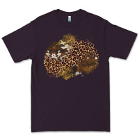 Plum leopard cowhide glitter patches Premium Tee - Artiststas
