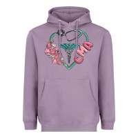 Lavender cma  heart Heavyweight Hoodie - MaliasSmallBusiness