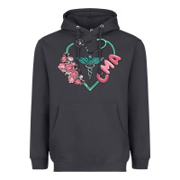 Smoke cma  heart Heavyweight Hoodie - MaliasSmallBusiness