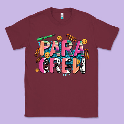 Para Crew Classic Tee Designed By Adodesignshop