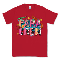Red para crew Classic Tee - AdoDesignShop