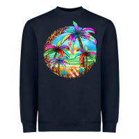 Summer Colorful Palms Heavyweight Sweatshirt | Teevron
