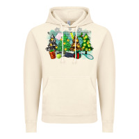 Vintage Artic christmas trees with tennis Vintage Hoodie - Zillion Design Studio