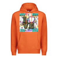 Carrot Leopard Love Hair And Mirror With Daisy Seamless Pattern Bbs Premium Hoodie - BundleAndBundleShop