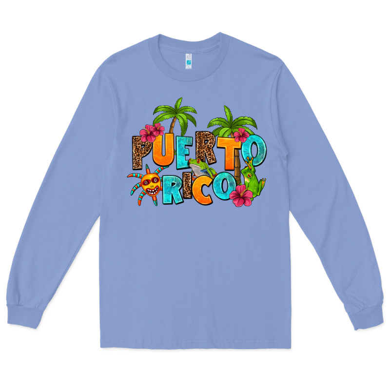 Puerto Rico Long Sleeve Tee by AdoDesignShop | Teevron