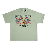 Oil Green Party like its 1776 4th of july Urban Heavy Tee - CowGirlArtShop