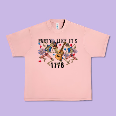 Party Like Its 1776 4th Of July Urban Heavy Tee Designed By Cowgirlartshop