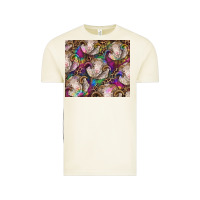 Vintage Arctic merino ram tie dye tumbler Vintage Tee - BarkalooDesign