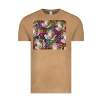 Vintage Camel merino ram tie dye tumbler Vintage Tee - BarkalooDesign